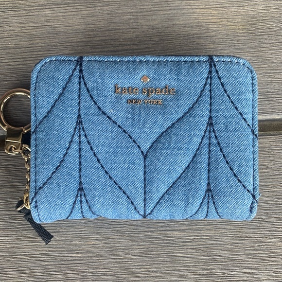 denim kate spade purse